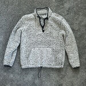 victoria’s secret PINK quarter zip sherpa